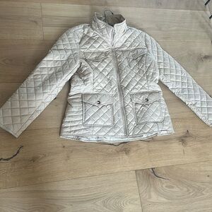 Tommy Hilfiger Cream Quilted Jacket
